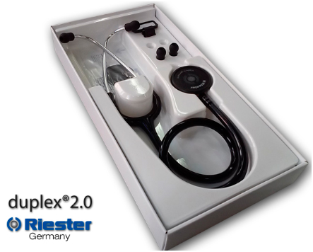 Estetoscópio adulto duplex 2.0 aço inox Riester